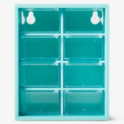 Organizzazione verde con 8 cassetti