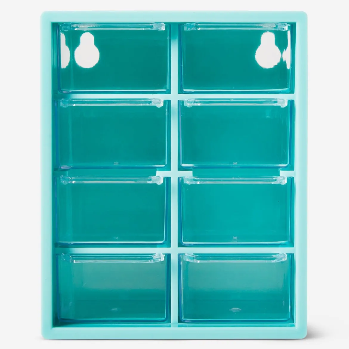Organizzazione verde con 8 cassetti