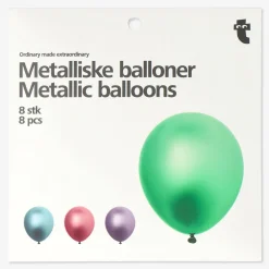Palloncini metallici - 8 pz