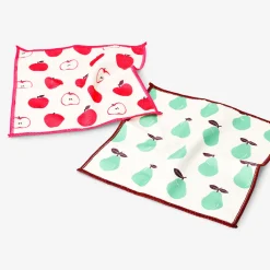 Panni da cucina con stampa frutta - 2 pz