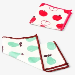 Panni da cucina con stampa frutta - 2 pz