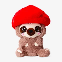 Peluche - Bradipo con cappello a fungo