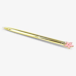 Penna a sfera - Fiore rosa