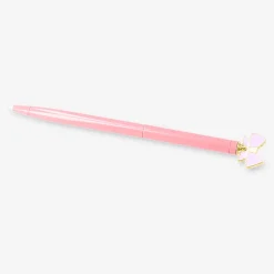 Penna a sfera - rosa con topper fiocco