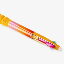Penna gel cancellabile multicolore arancione