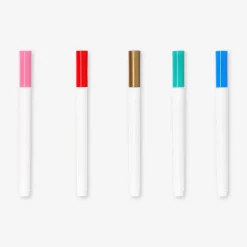 Pennarelli acrilici per ceramica e vetro - 5 pz