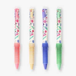 Penne a sfera cancellabili con clip - 4 pz
