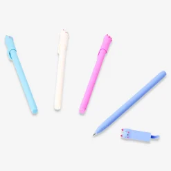 Penne a sfera con puntali a forma di gatto - 4 pz