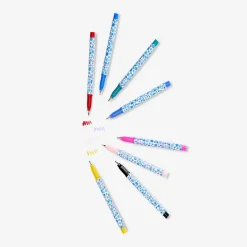 Penne da disegno floreali per journaling - 8 pz