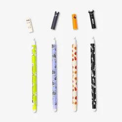 Penne gel cancellabili con stampa di Halloween - 4 pz