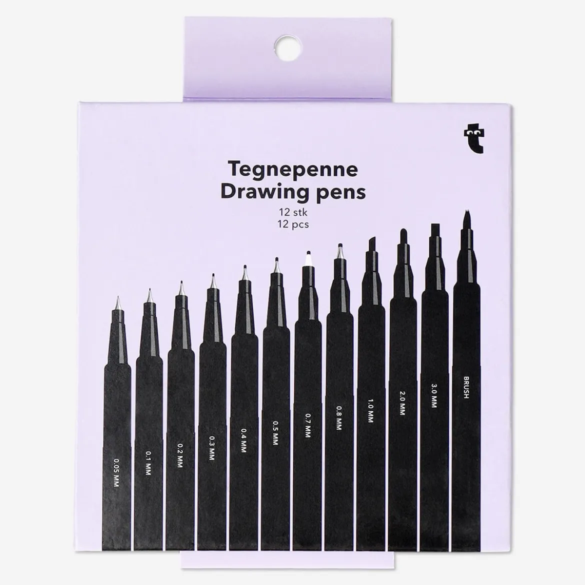 Penne per disegno e calligrafia - 12 pz