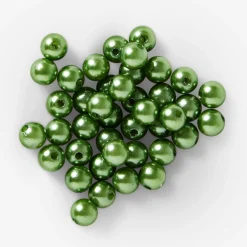 Perline di plastica verdi per il crafting - confezione da 40g