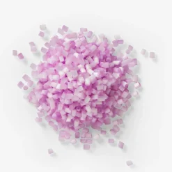 Perline di vetro viola - 50g