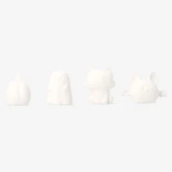Personaggi decorativi di Halloween fai da te con colori e pennello - 4 pz