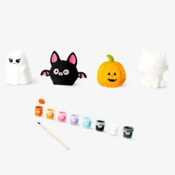 Personaggi decorativi di Halloween fai da te con colori e pennello - 4 pz