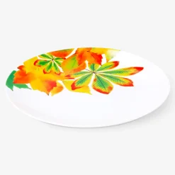 Piatto con stampa autunnale - 27 cm