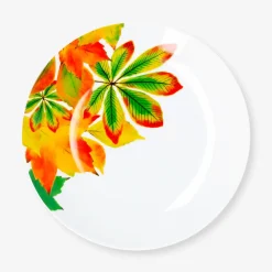 Piatto con stampa autunnale - 27 cm