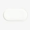 Piatto decorativo bianco - 18 cm