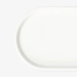 Piatto decorativo bianco - 18 cm