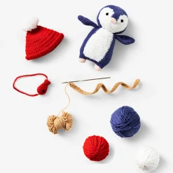 Pinguino all'uncinetto DIY
