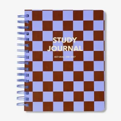 Planner di studio a quadretti 2026-2027 - In inglese