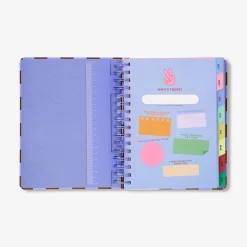 Planner di studio a quadretti 2026-2027 - In inglese