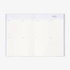Planner settimanale B5 a quadretti con copertina morbida - In inglese