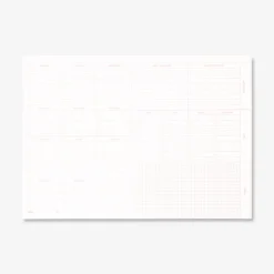 Planner settimanale B5 floreale