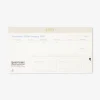 Planner settimanale da tavolo 2027