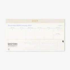 Planner settimanale da tavolo 2027