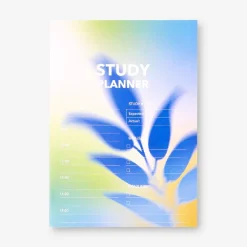 Planner settimanale di studio sfumato