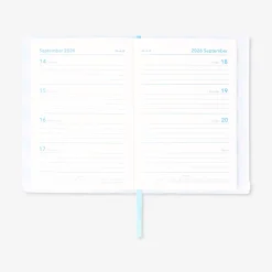 Planner studio a quadretti con zip lock - in inglese