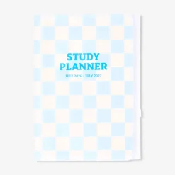 Planner studio a quadretti con zip lock - in inglese