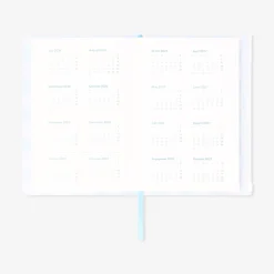 Planner studio a quadretti con zip lock - in inglese