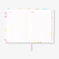 Planner studio floreale con zip lock - in inglese