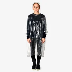 Poncho antipioggia trasparente per adulti