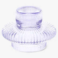Portacandele viola 2 in 1