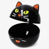 Portamerenda con gatto nero - 6x6 cm