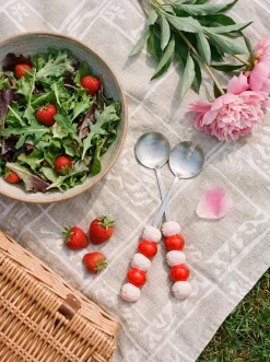Posate da insalata a fragola - 2 pz