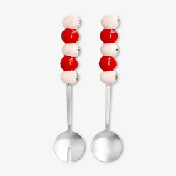 Posate da insalata a fragola - 2 pz