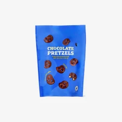 Pretzel al cioccolato al latte