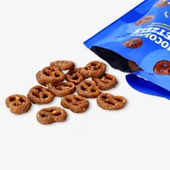 Pretzel al cioccolato al latte