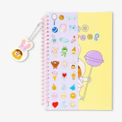Quaderno A5 mostro caramella con charm