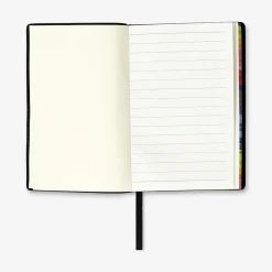 Quaderno a righe A6 con bordo arcobaleno