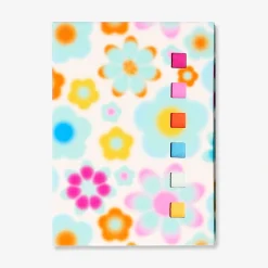 Quaderno floreale con segnapagina