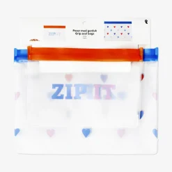 Sacchetti a chiusura ermetica con cuori - 2 pz