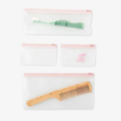 Sacchetti organizer con cerniera - 4 pz