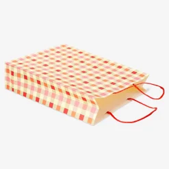 Sacchetto regalo a quadretti - 25x33 cm
