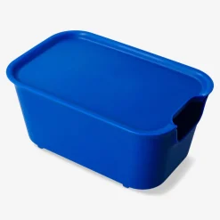 Scatola blu navy con coperchio - 13x19 cm