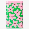 Scatola di latta con stampa floreale - 16 cm